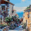 Картина по номерам Белоснежка Городок на побережье Коста-Брава 800-ASV