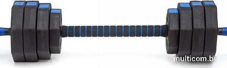 Набор гантелей с грифом для штанги VictoryFit VF-DН400 2x20 кг