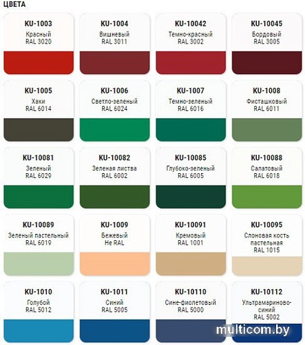 Эмаль Kudo универсальная RAL 3011 0.52 л (вишневый)