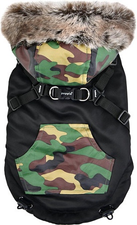 Жилетка для животных Puppia Orson PARD-VT1569-BK-M (черный)