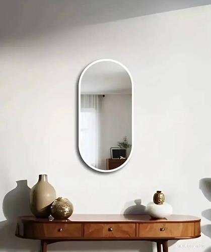 Зеркало eMZe 45x77 UV.45.77.BEL (белый с УФ-окантовкой)