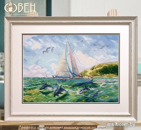 Набор для вышивания Овен Морские прогулки 1497