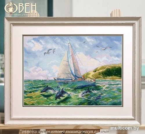 Набор для вышивания Овен Морские прогулки 1497