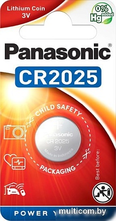 Батарейки Panasonic CR2025 CR-2025EL/1B