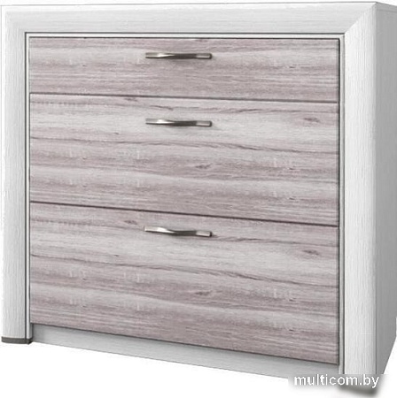 Комод Anrex Olivia 3S (вудлайн кремовый/дуб анкона)