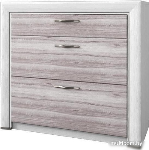 Комод Anrex Olivia 3S (вудлайн кремовый/дуб анкона)
