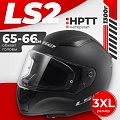 LS2 FF353 Rapid II Solid (3XL, черный матовый)