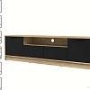 Тумба Интерлиния ТВ Концепт КТ-ТВ4-50 (черный/дуб золотой)