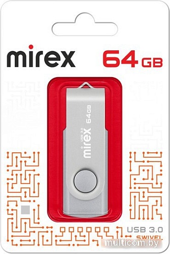 USB Flash Mirex Color Blade Swivel 3.0 64GB 13600-FM3SVS64