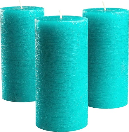 Набор свечей Мелт 150 мм (3 шт, бирюзовый)