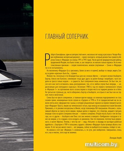 Бомбора. Айртон Сенна. Эксклюзивный фотоальбом (Кавикки К. и др.)