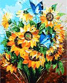 Картина по номерам Белоснежка Летний букет 095-AB