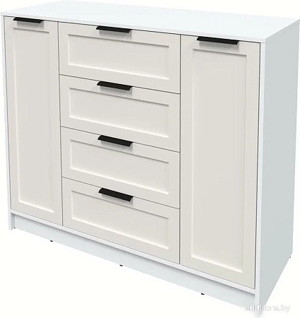 Тумба Интерлиния Концепт Тренд КТ-Т120 (белый платинум/кашемир)