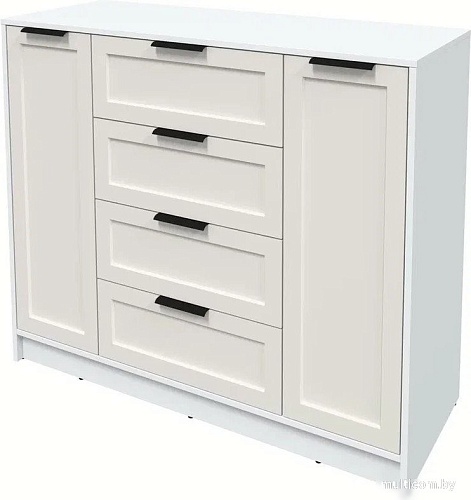 Тумба Интерлиния Концепт Тренд КТ-Т120 (белый платинум/кашемир)