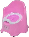 Детский горшок Dunya Комфорт (розовый/малиновый)