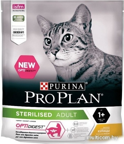 Сухой корм для кошек Pro Plan Sterilised Adult Optidigest с курицей 400 г