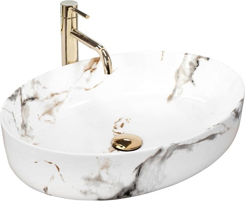 Умывальник Rea Queen (carrara shiny)