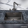 Кухонная мойка Milacio Denia 58 Steel MC.77459 (вороненая сталь)