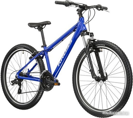 Велосипед Kross Hexagon 1.0 S/17" 2024 (синий глянцевый)