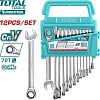 Набор ключей Total THT102RK0126 (12 предметов)