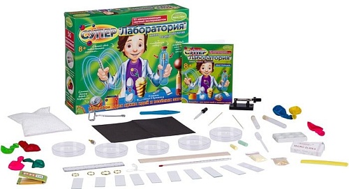 Набор для опытов Bondibon Науки с Буки Супер лаборатория. 50 Экспериментов ВВ2711