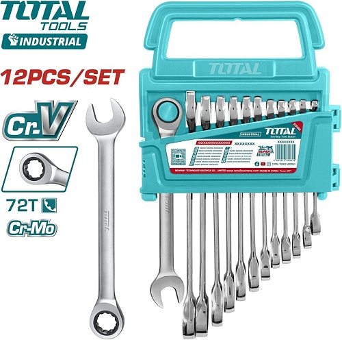 Набор ключей Total THT102RK0126 (12 предметов)