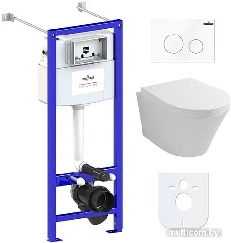 Унитаз Lavinia Boho Relfix Biore Compacto Rimless 6 в 1 77050173