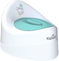 Детский горшок Kidwick Ракушка KW030102 (белый/бирюзовый)