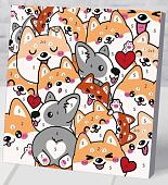 Картина по номерам Школа талантов Корги 7370539