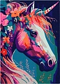 Картина по номерам Red Panda Волшебный единорог p55000