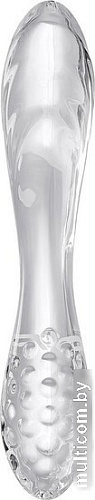 Двусторонний фаллоимитатор Satisfyer Dazzling Crystal 1 18.5 см 4045658 (прозрачный/стеклянный)