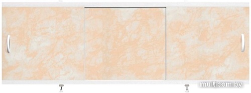 Фронтальный экран под ванну Alavann Оптима 150 (кремовый мрамор)