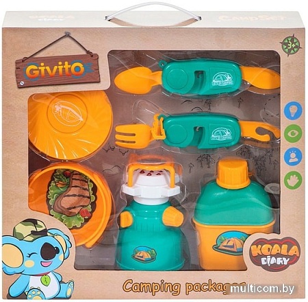 Набор игрушечной посуды Givito Набор туриста для пикника G209-004