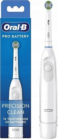 Электрическая зубная щетка Oral-B Pro Battery Precision Clean DB5.010.1 (белый)