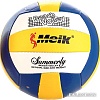 Мяч для пляжного волейбола Meik QSV501 (5 размер, белый/синий/желтый)