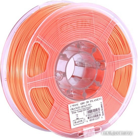 Пластик eSUN ABS+ 1.75 мм 1000 г (оранжевый)
