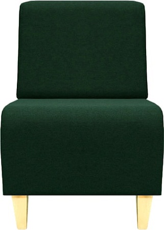 Интерьерное кресло Brioli Руди Д (рогожка, J8 темно-зеленый/светлые ножки)