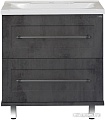 Misty Тумба под умывальник Марта 80 (напольная, темный бетон)
