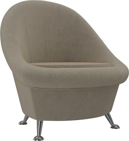 Интерьерное кресло Mebelico 252 105540 (микровельвет, бежевый)