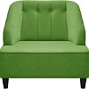 Интерьерное кресло Brioli Дино П (велюр, B26 зеленый/темные ножки)