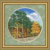 Набор для вышивания Золотое руно Осенний лес ВМ-032
