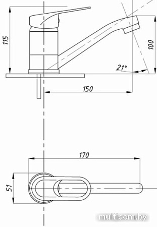 Смеситель Tsarsberg TSB-615-1207