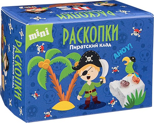 Набор для опытов Раскопки Пиратский клад dig-51