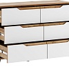Комод ЭлиГард Eyva 6S (дуб вотан/белый)