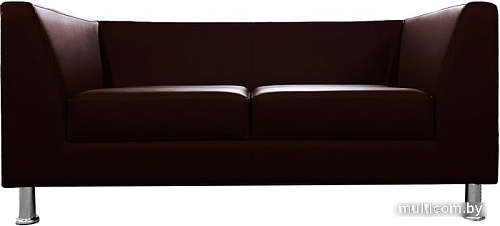 Софа Brioli Дедрик двухместный (экокожа, L13 коричневый)