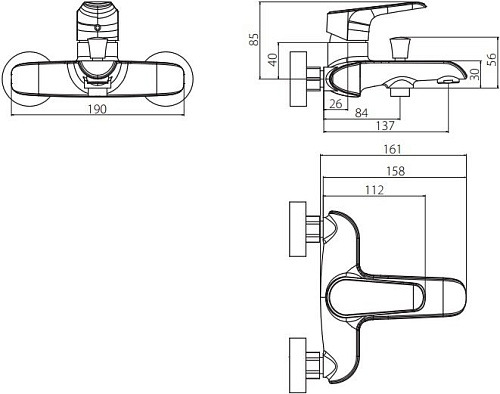 Смеситель Damixa Origin Evo 821000000