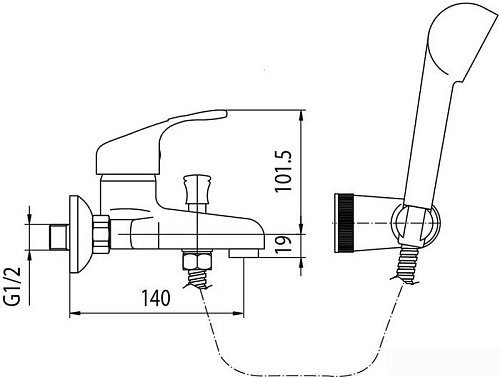 Смеситель Valvex RUBIN 2444060