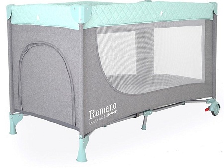 Манеж-кровать Rant Romano RP100 (grey/green)