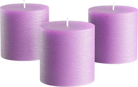 Набор свечей Мелт 75 мм (3 шт, лиловый)