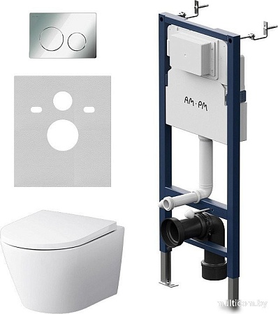 Унитаз подвесной AM.PM Prime Fit IS90151.741701 (с кнопкой смыва)